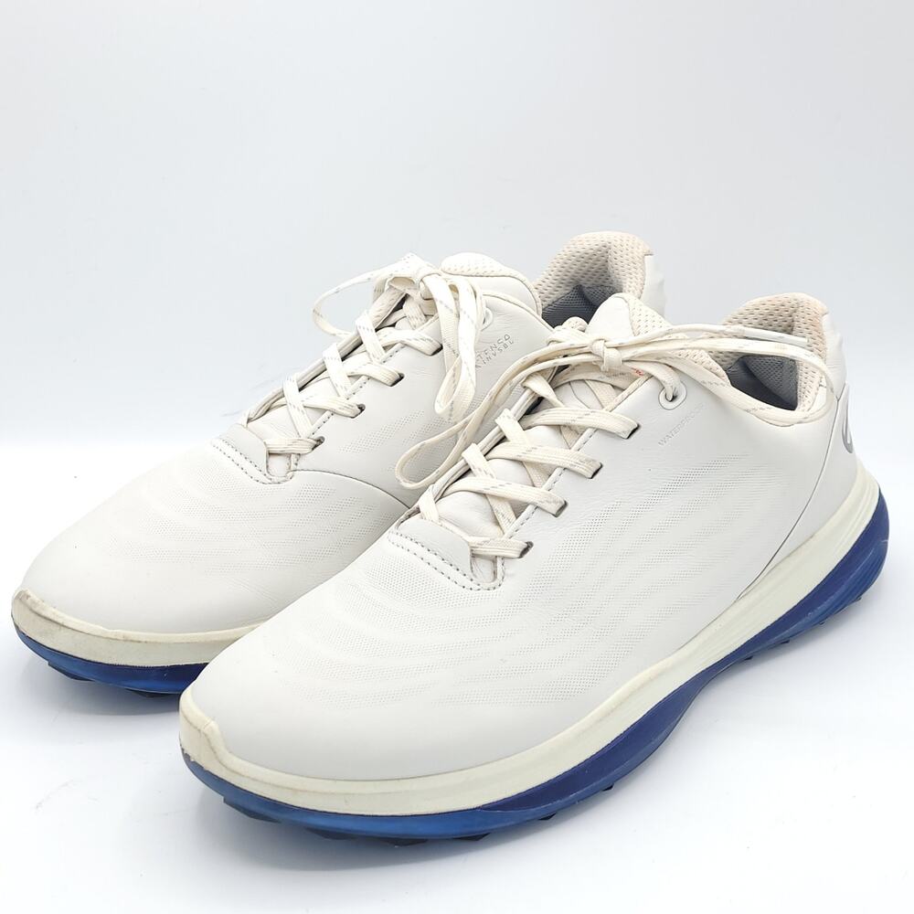 ECCO LT1 Fluidform Hybrid Golf Shoes w white blue Men’s Size 7-7.5